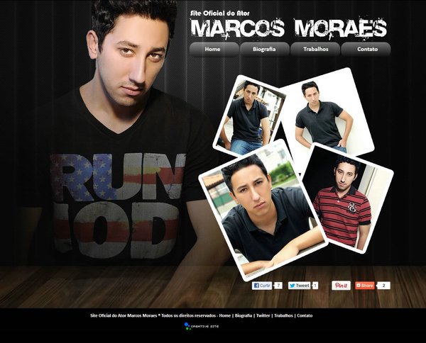 Site Oficial do Ator Marcos Moraes (SBT)